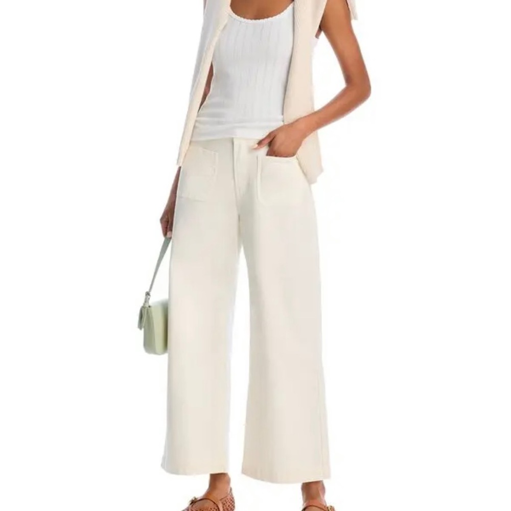 Tommy Bahama women’s  sailor wide leg pant color Vanilla Ice size 12 NWT